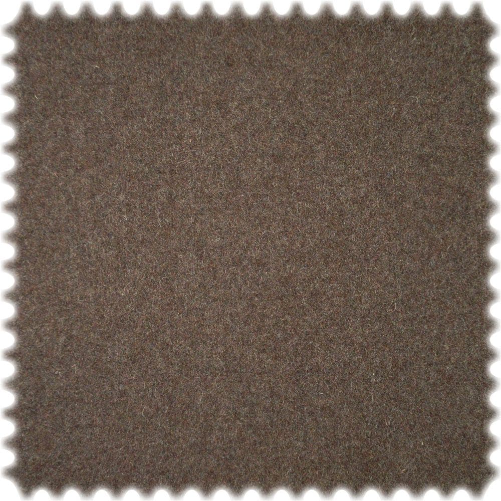 Recycelter Wollstoff Merino Look Braun