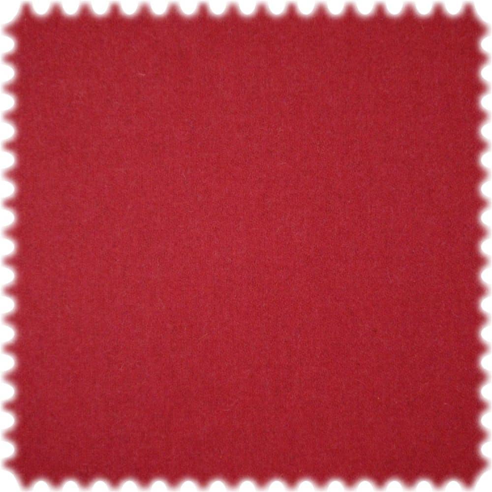 Recycelter Wollstoff Merino Look Rot