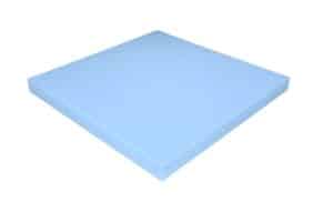 Schaumstoff Kissen Blau 50cm x 50cm x 4cm RG 35/50 fest