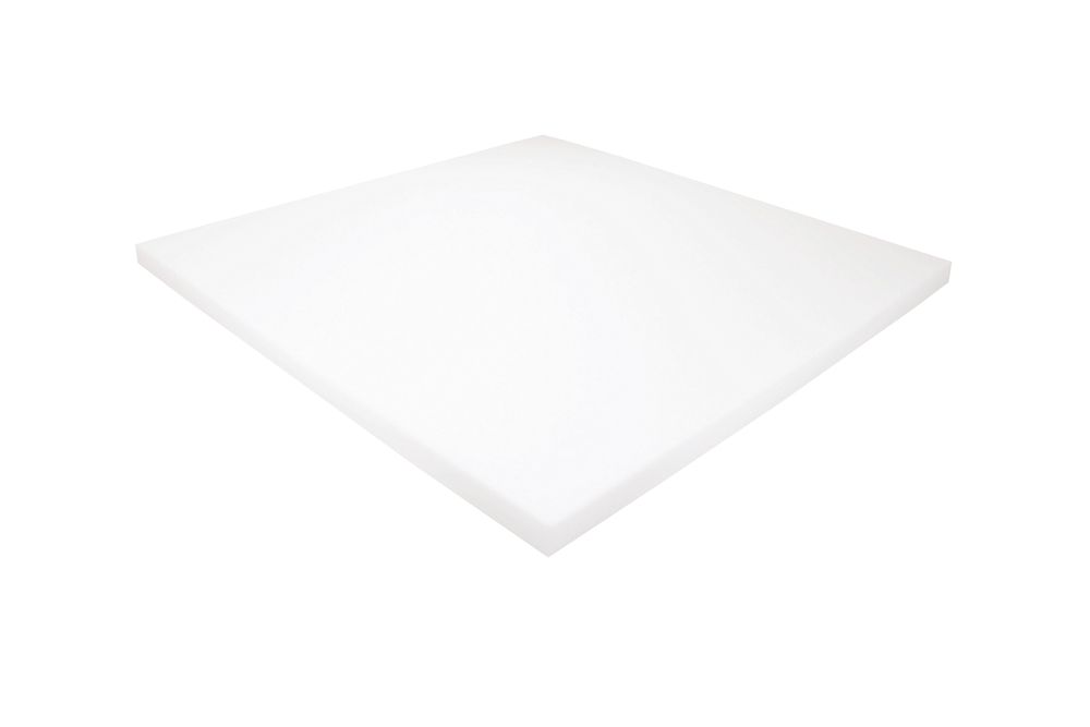 Schaumstoff Kissen Weiß 50cm x 50cm x 2cm RG 40/55 hohe Festigkeit