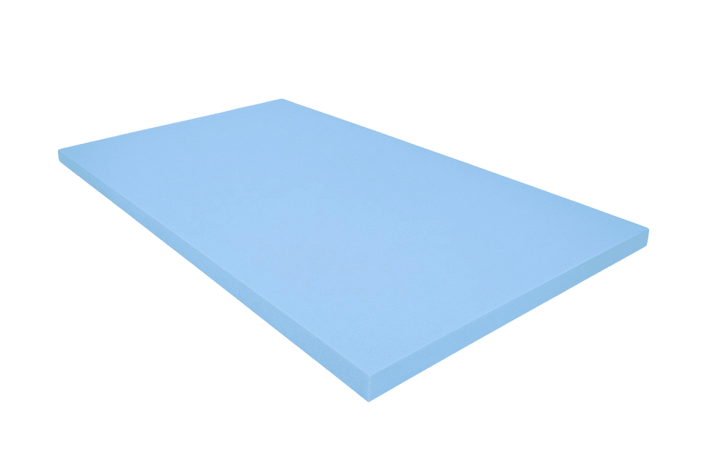 Schaumstoff Platte Blau 200cm x 100cm x 5cm RG 35/50 fest