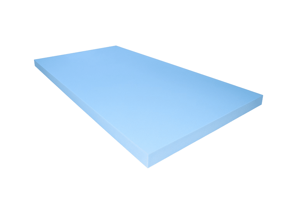 Schaumstoff Platte Blau 200cm x 100cm x 6cm RG 35/50 fest