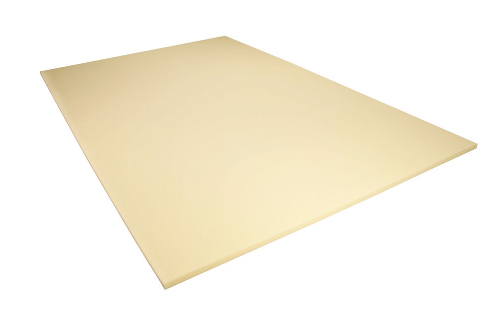 Schaumstoff Platte Gelb 200cm x 130cm x 2cm RG 50/75 sehr hohe Festigkeit