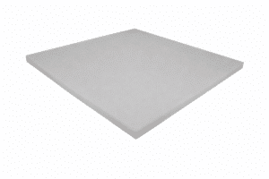 Schaumstoff Rücken Kissen Hellgrau 50cm x 50cm x 2cm RG 24/22 sehr weich