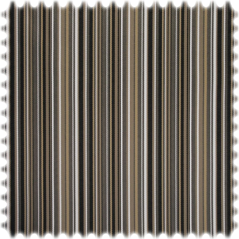 UV Beständiger Outdoor & Boot Möbelstoff Solar Stripe Anthrazit mit Sanitized®Ausrüstung