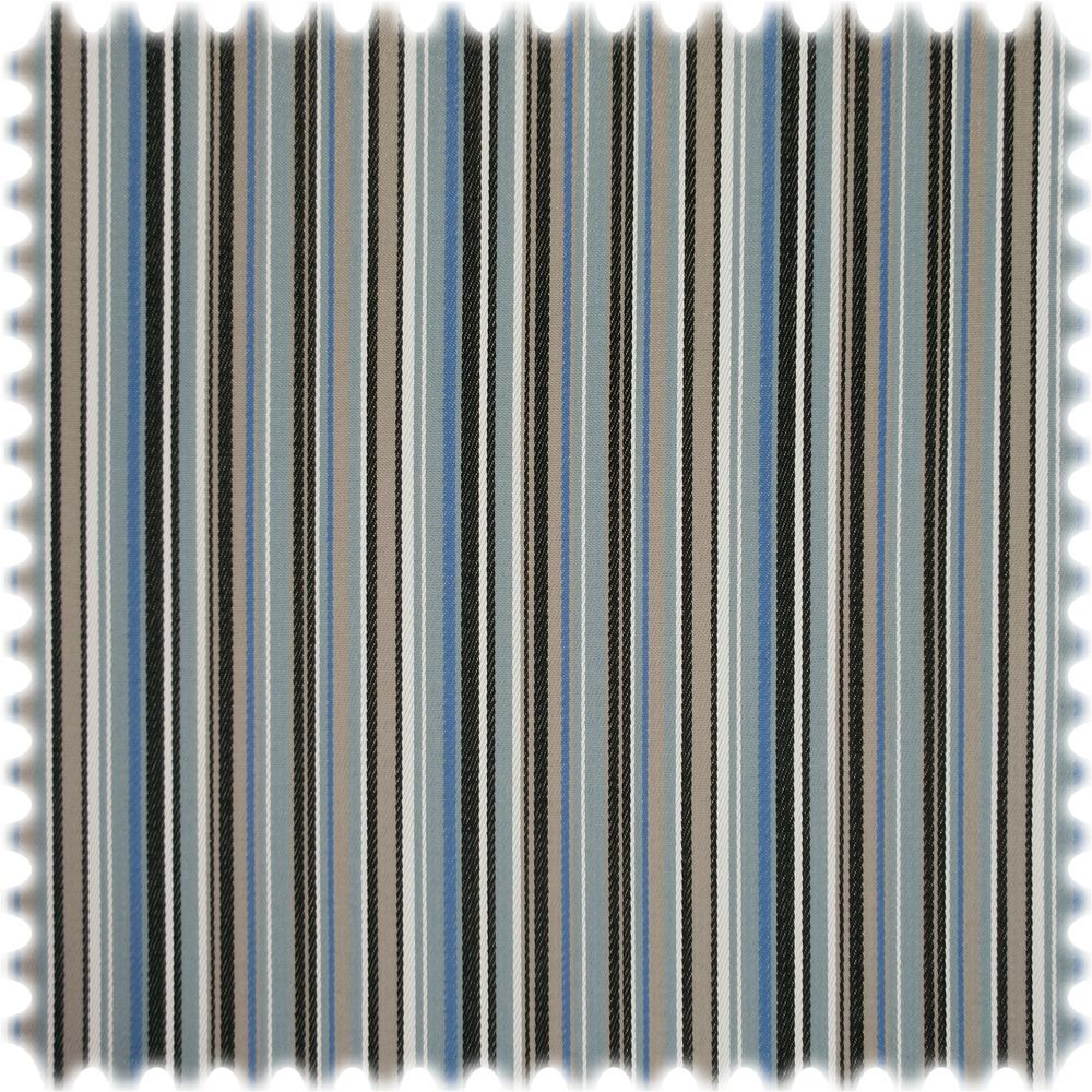 UV Beständiger Outdoor & Boot Möbelstoff Solar Stripe Hellblau mit Sanitized®Ausrüstung