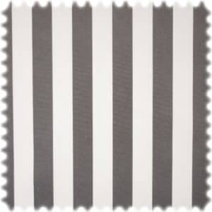 UV Beständiger Outdoor Möbelstoff Sunset Stripes Grau / Weiß