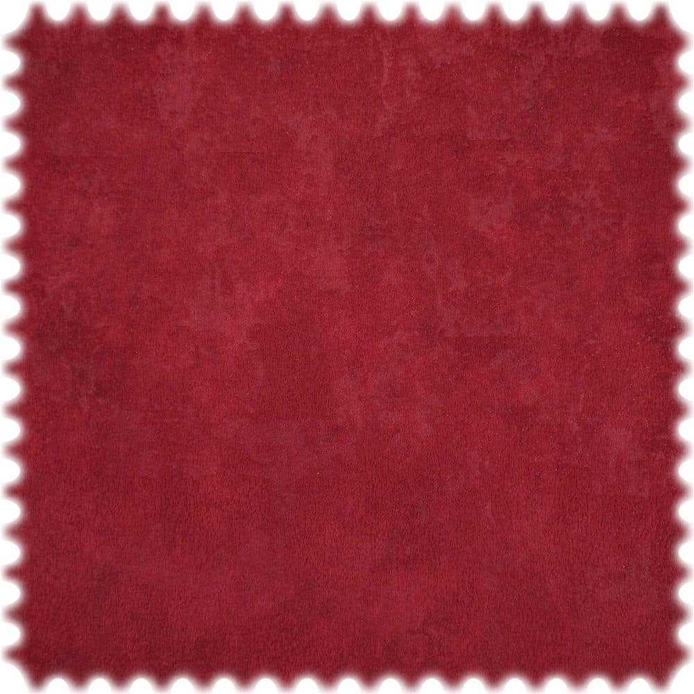 Vintage Samt Velours Möbelstoff Venedig Rot mit Fleckschutz